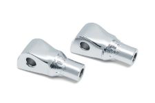 TAPERED PASSENGER PEG ADAPTERS CHROME